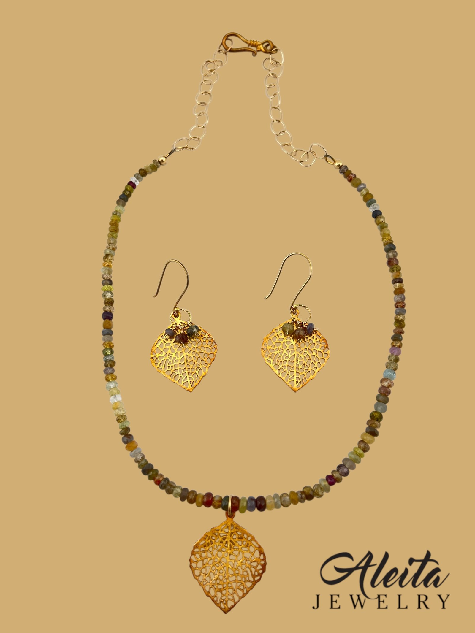 Chrysoberyl Necklace Set2