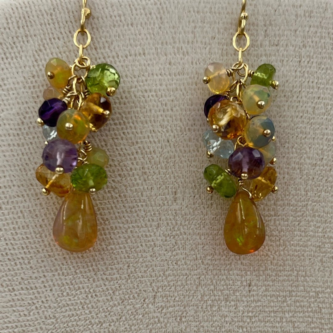 Rainbow Opal Earrings