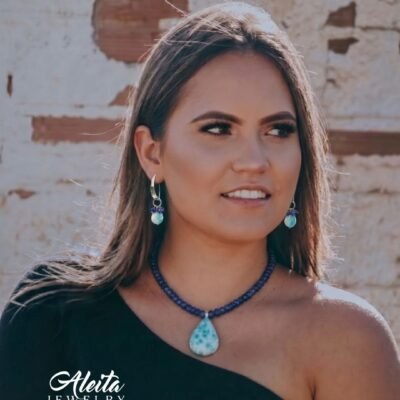 tanzanite-and-larimar-necklace-set-Aleita-Jewelry-2